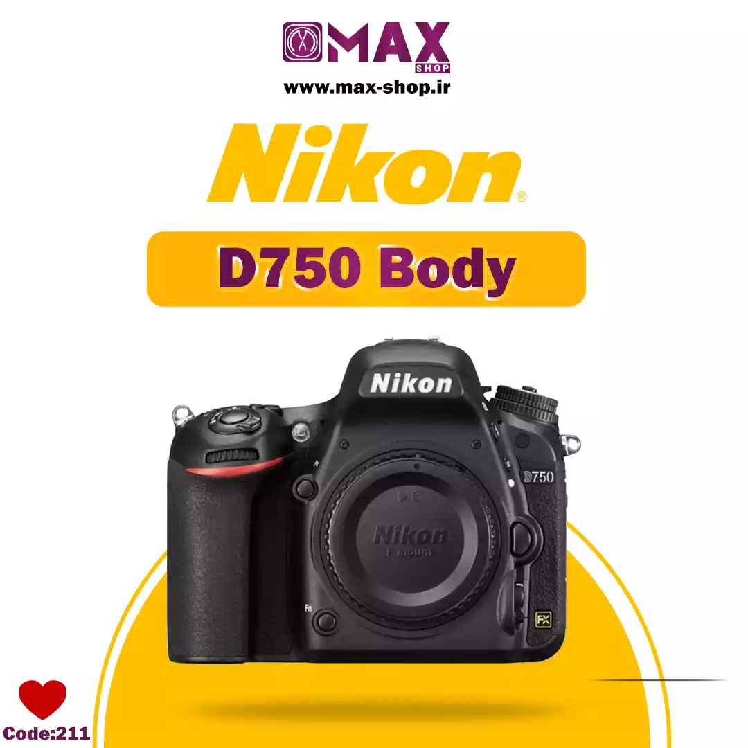 دوربین حرفه ای نیکون | Nikon D750 Body دست دو
